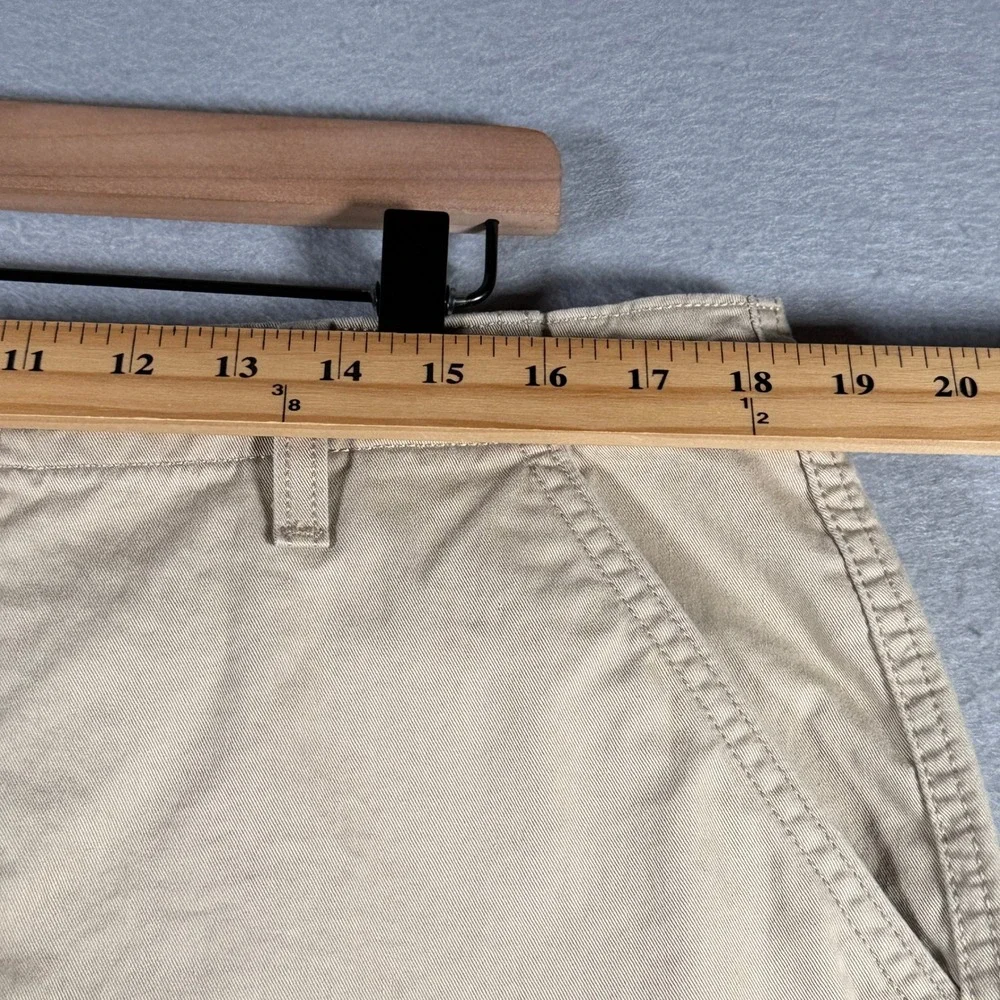 Levis 94 Baggy Cargo Pants Tan Khaki 100% Cotton Utility Drawstring 32x30 A4707